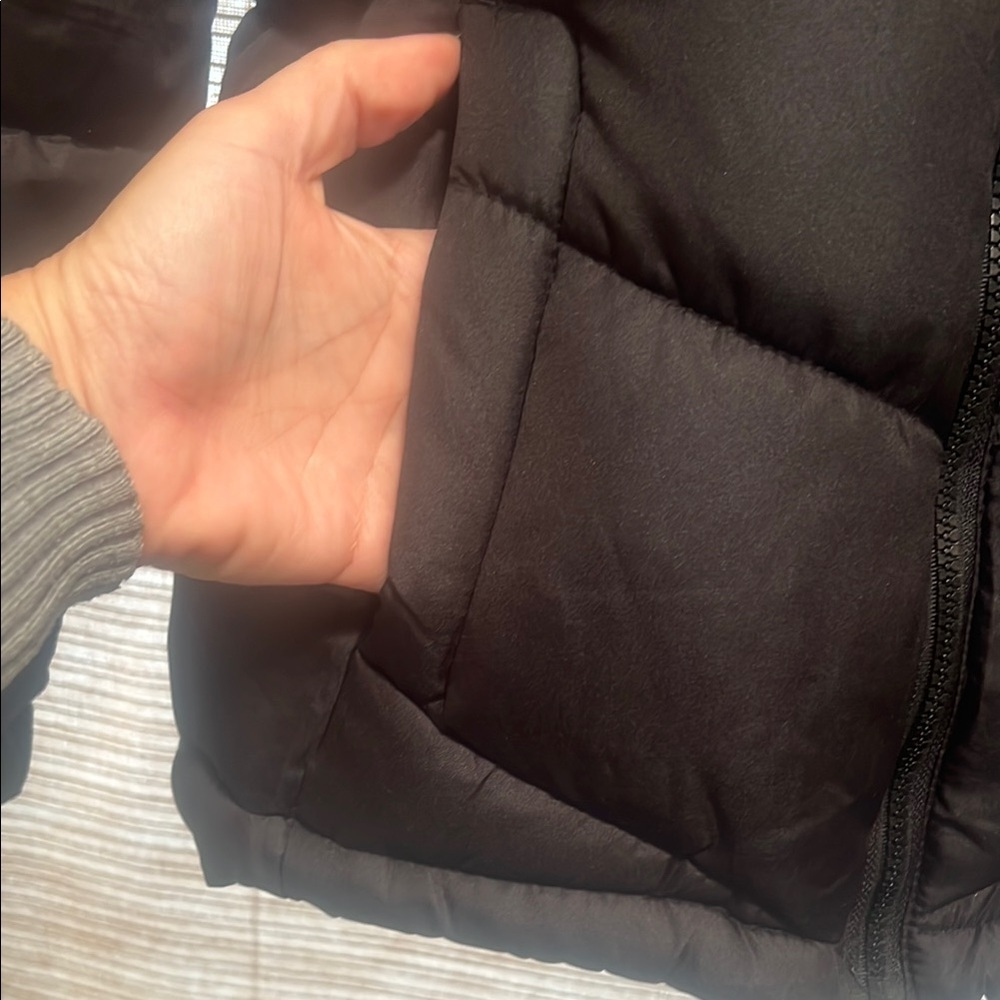 Madden Girl Puffer Jacket with Faux Fur Hood - Picture 7 of 10